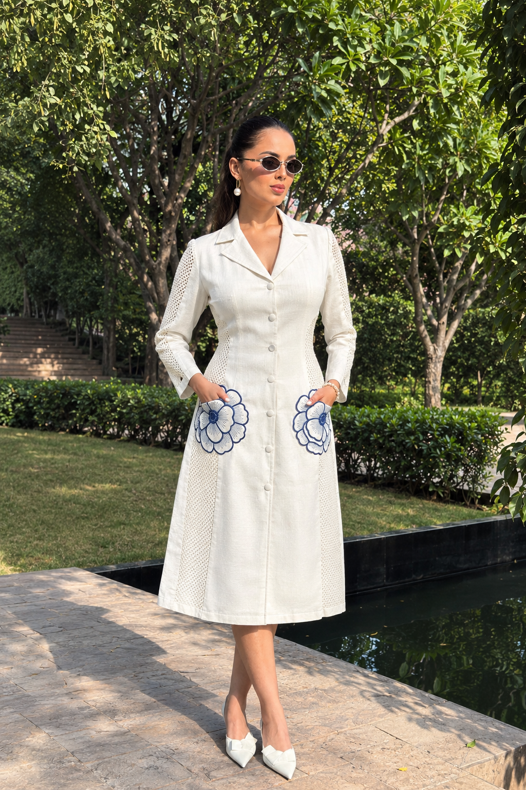 Mesh Fleur Dress