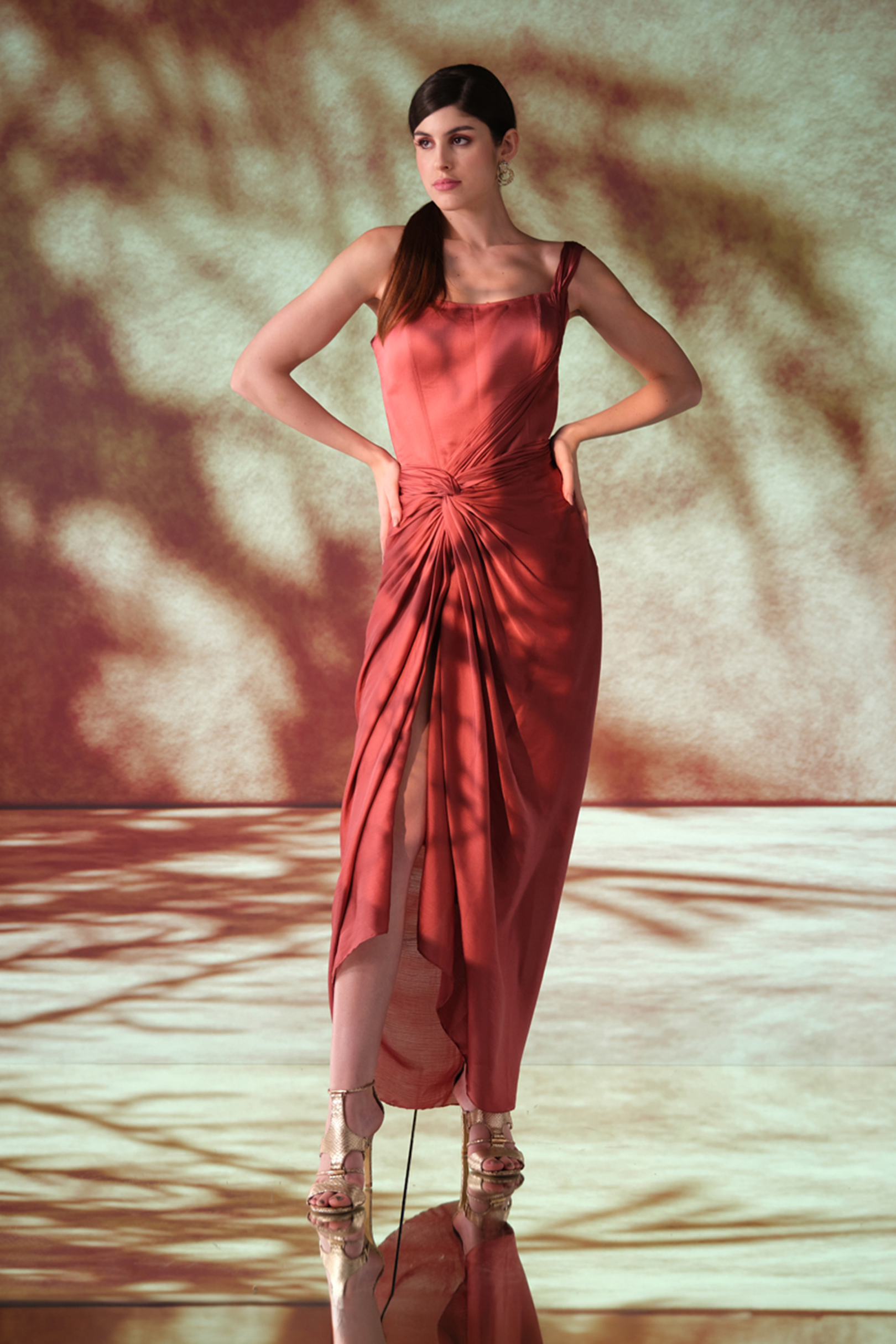 Scarlet Serenity Dress