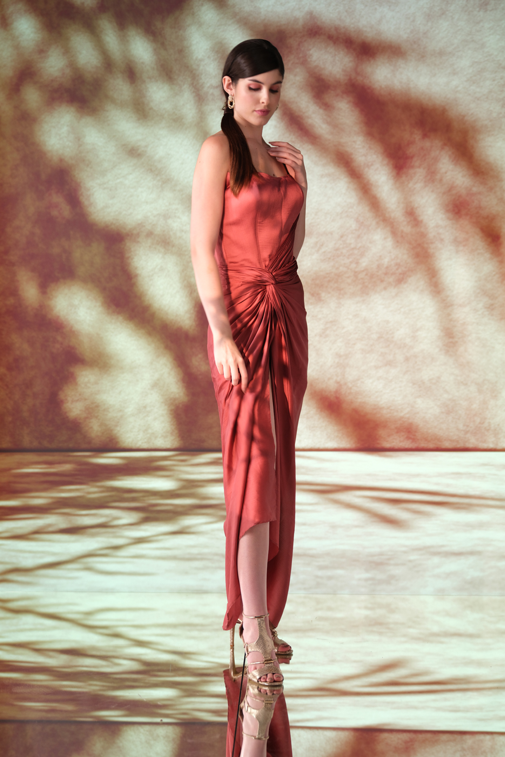 Scarlet Serenity Dress