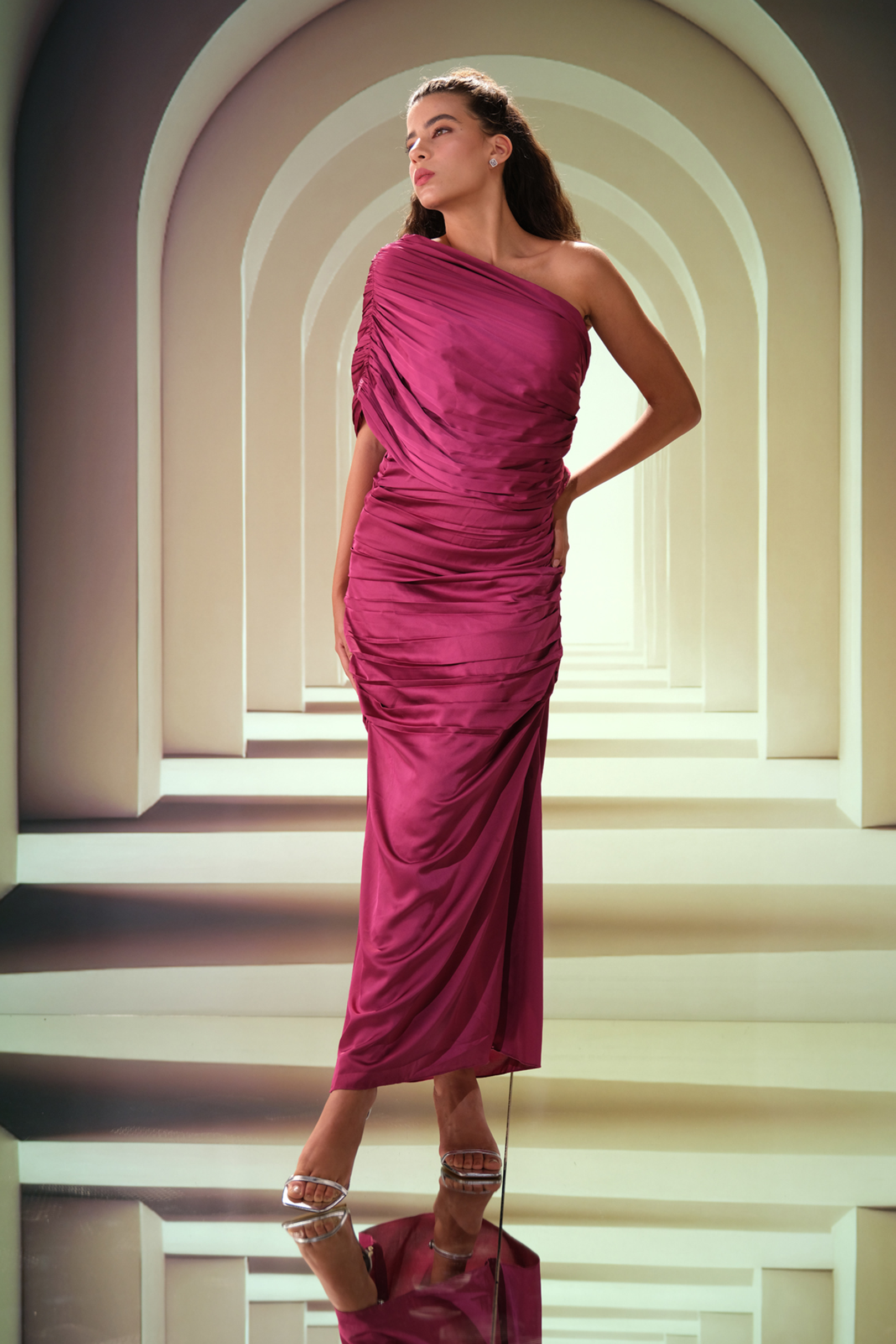 Emily Mauve Dress