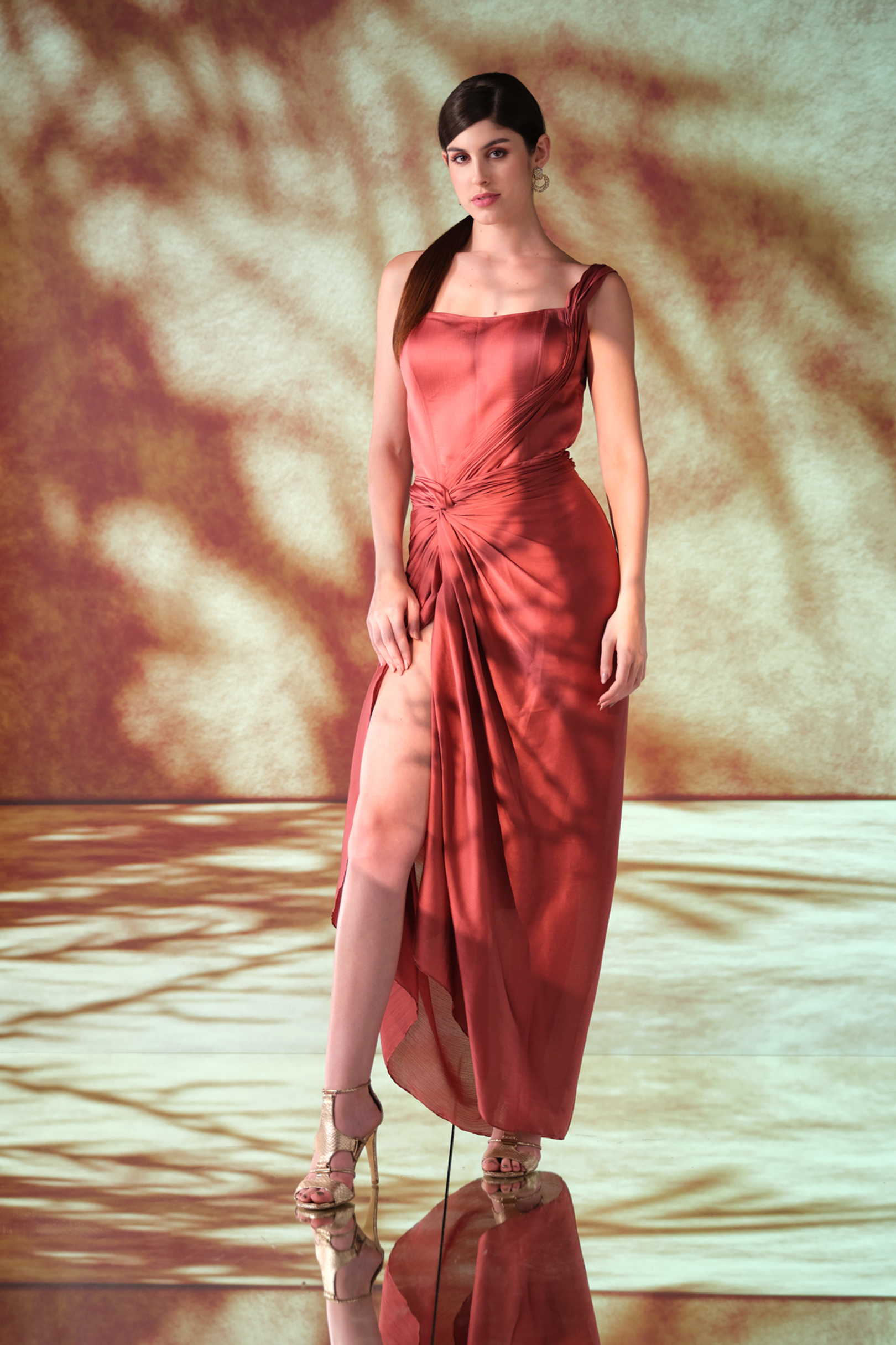 Scarlet Serenity Dress