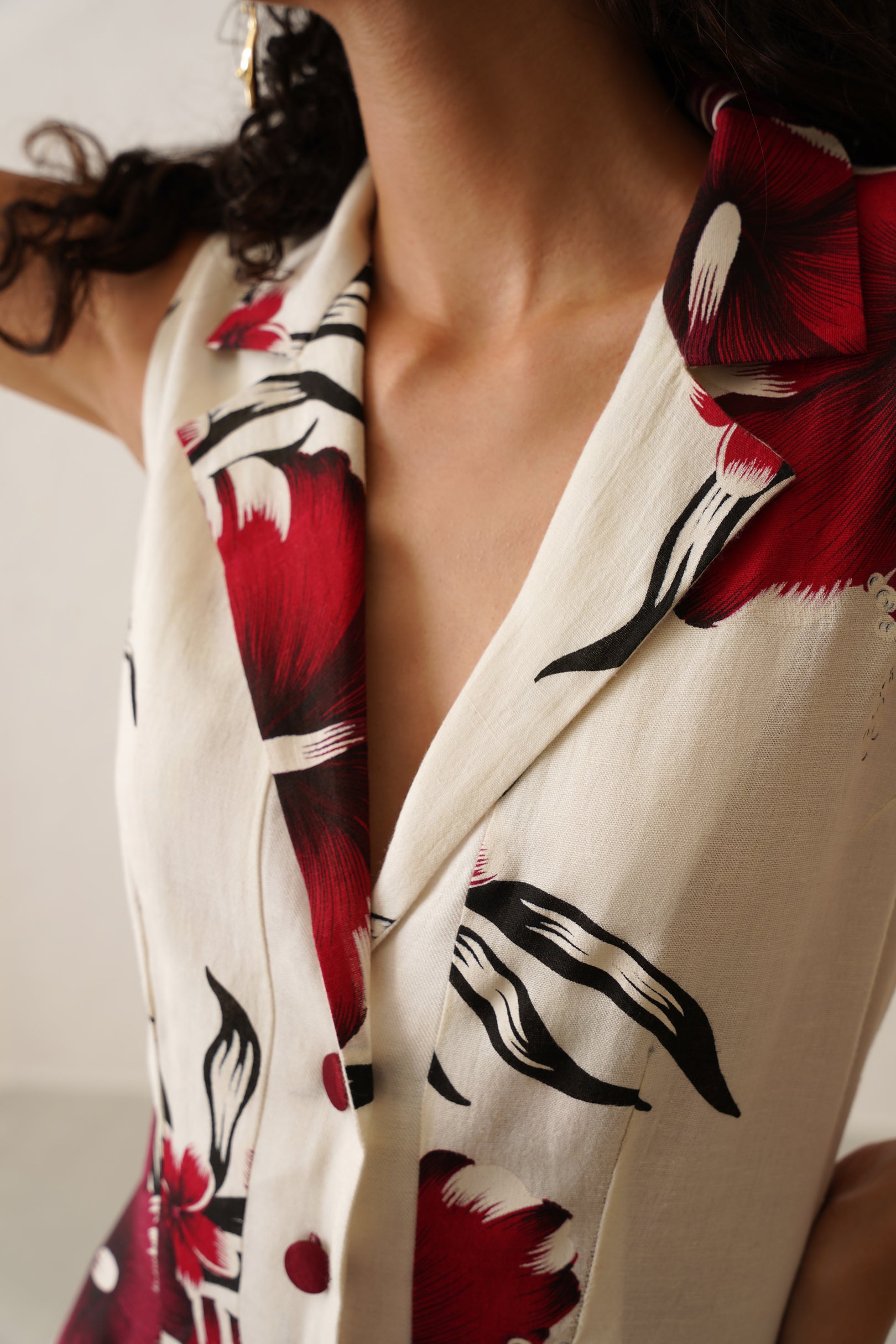 Red Rose Skater Dress