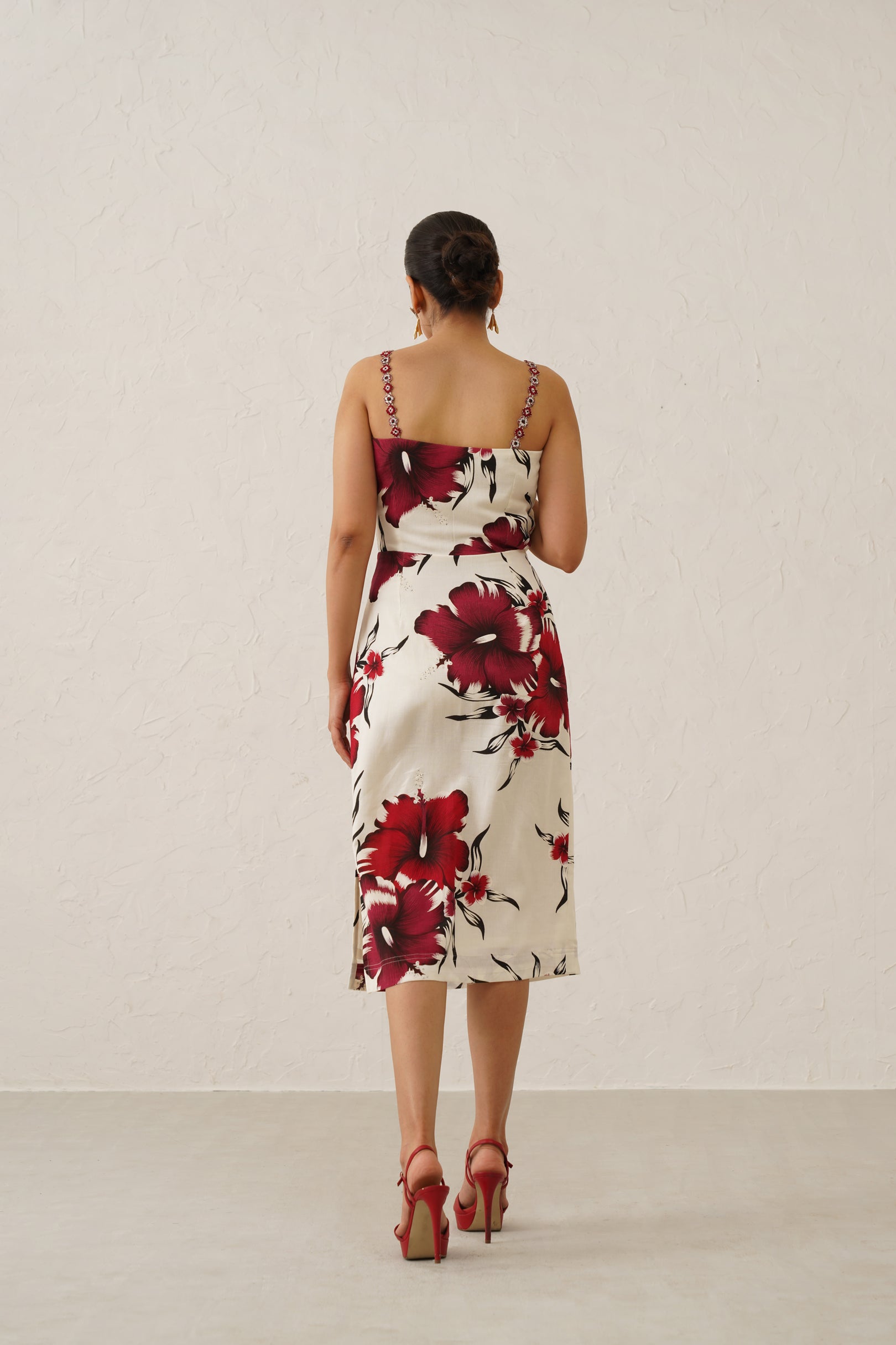 Rose Blossom Strap Dress