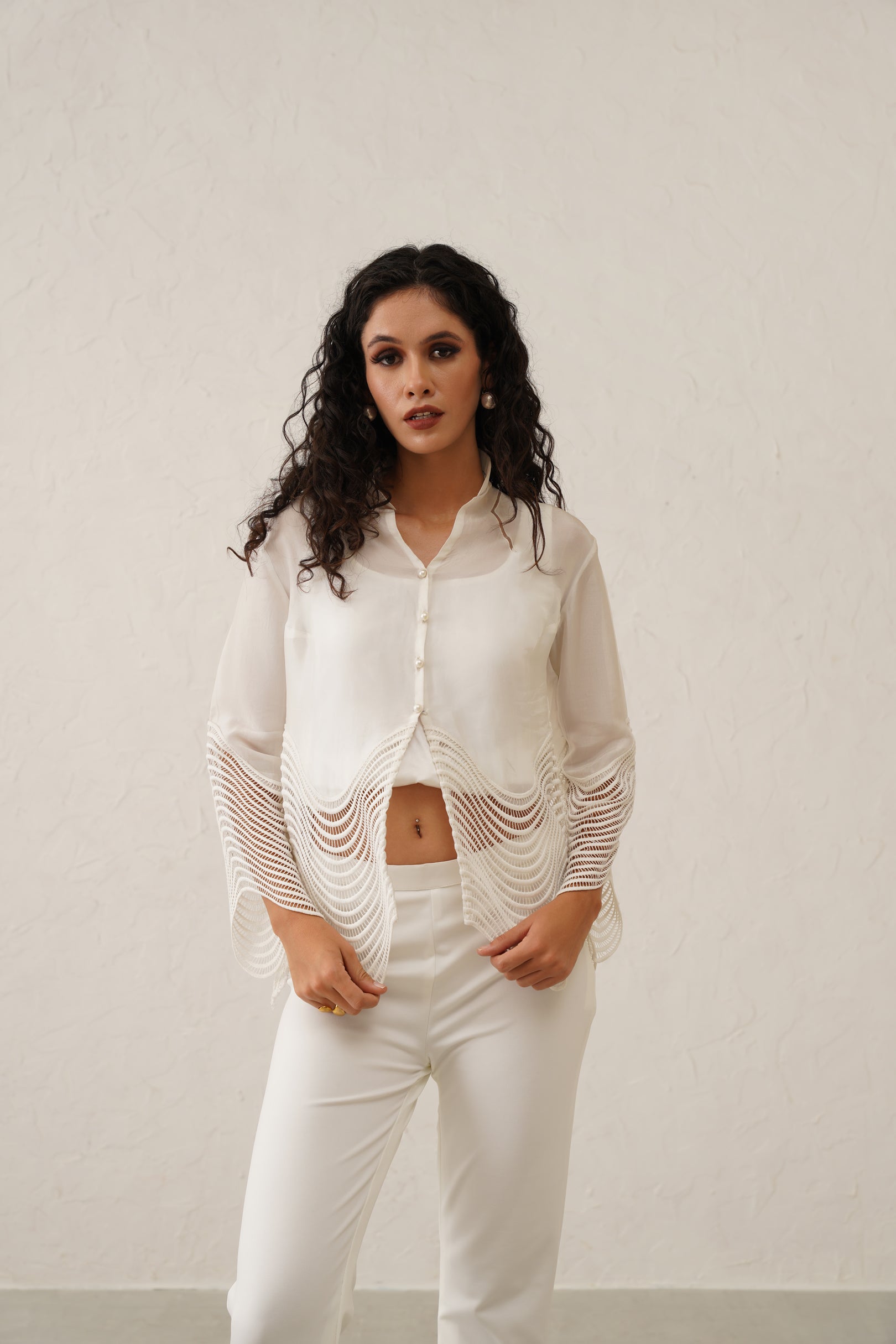 Mia Spiral Shirt Set