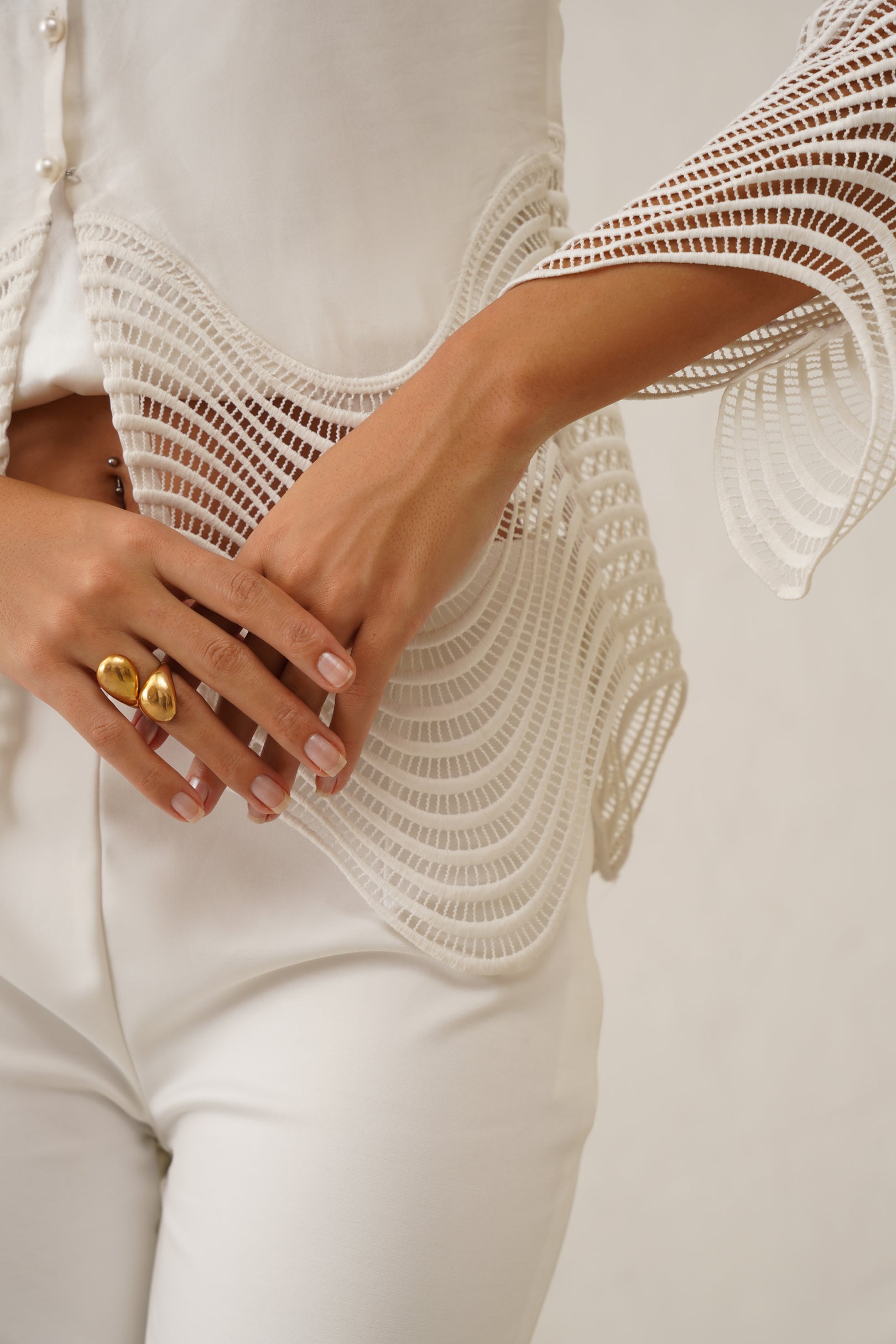 Mia Spiral Shirt Set