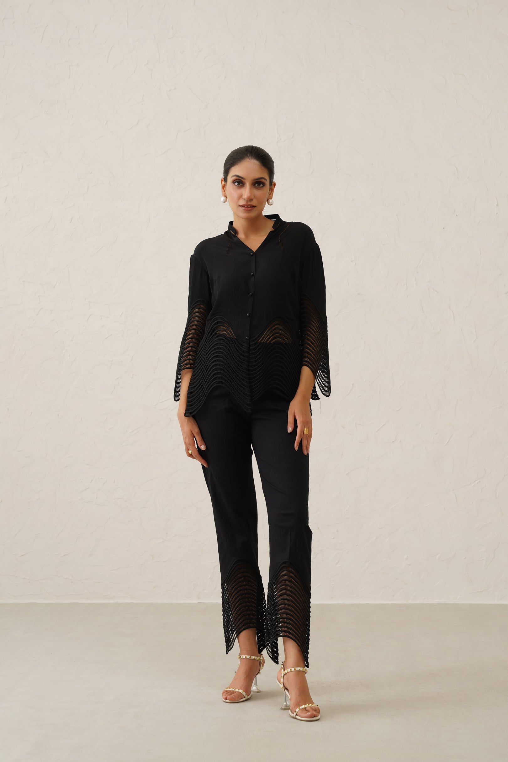 Fiona Spiral Shirt Set