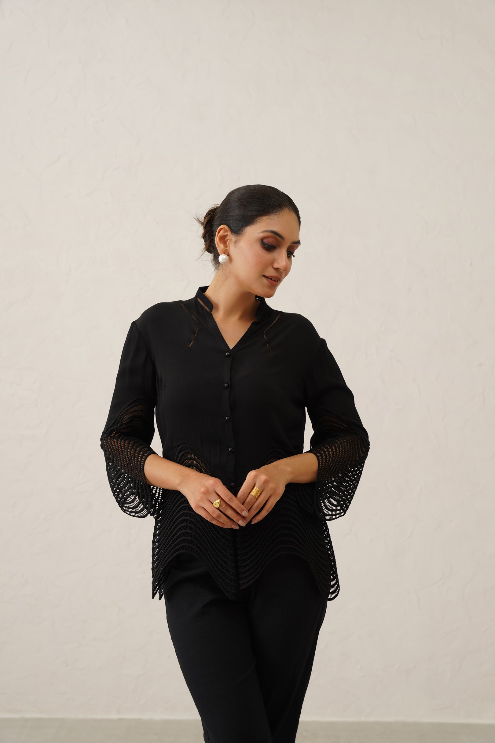 Fiona Spiral Shirt Set