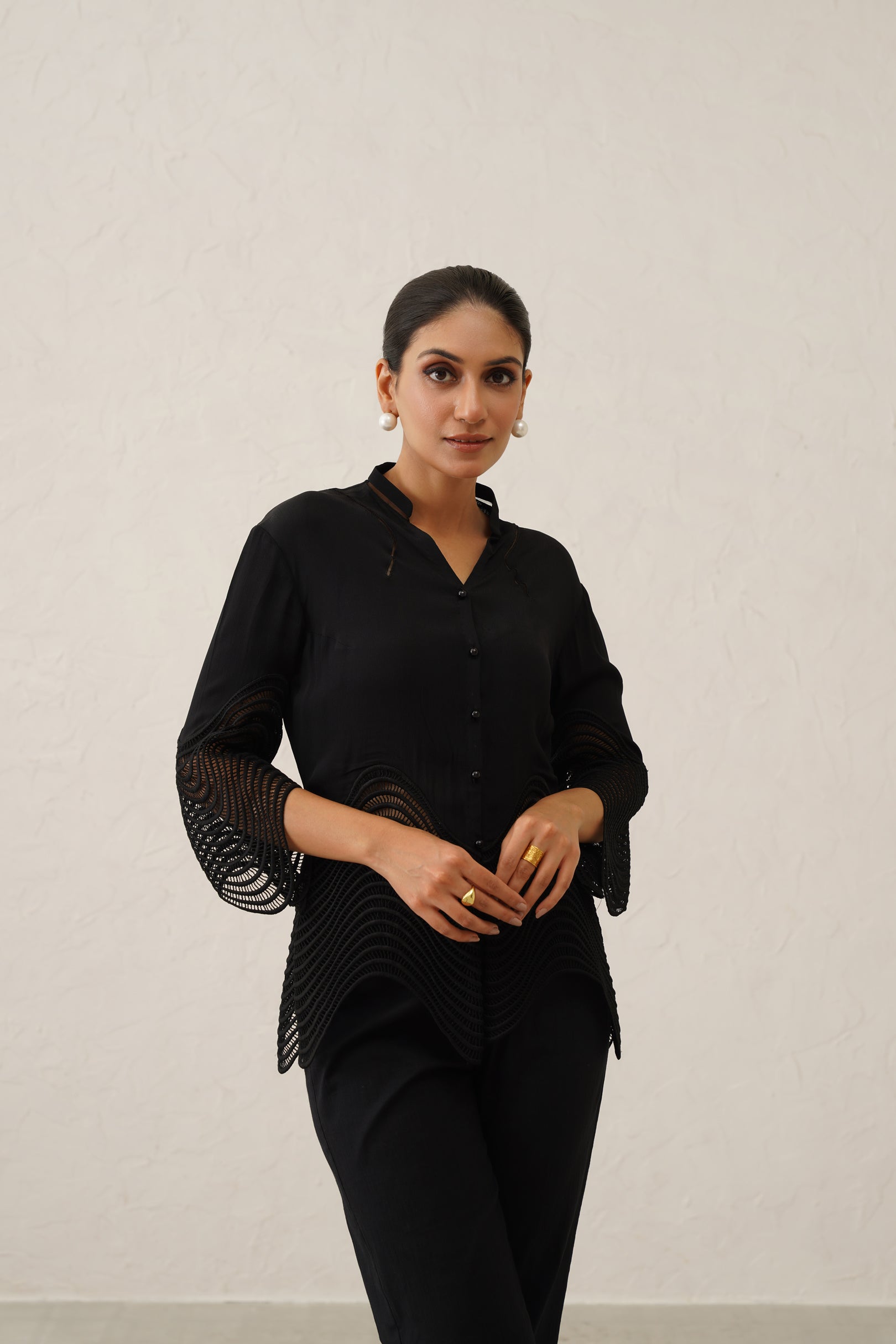 Fiona Spiral Shirt Set