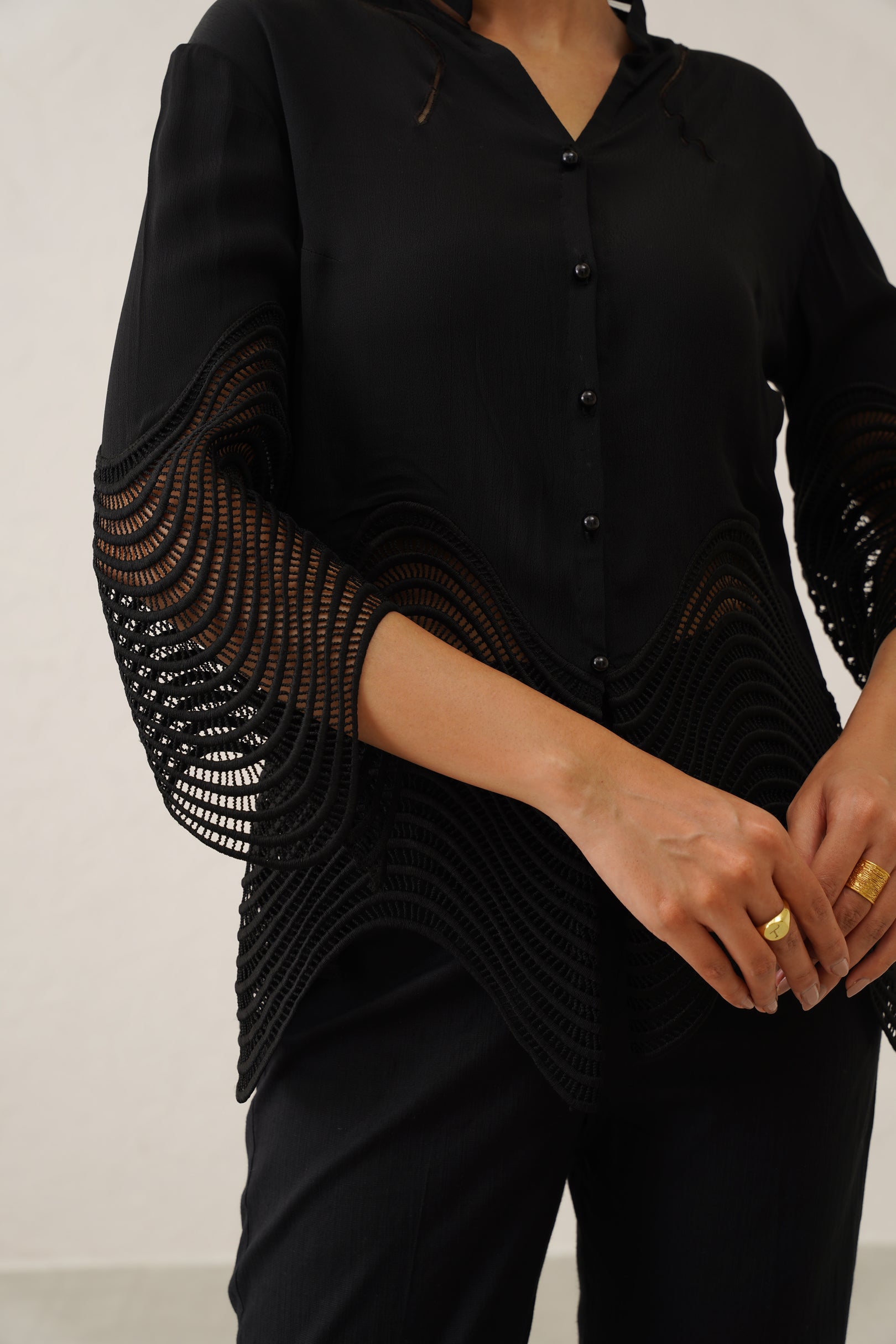 Fiona Spiral Shirt Set