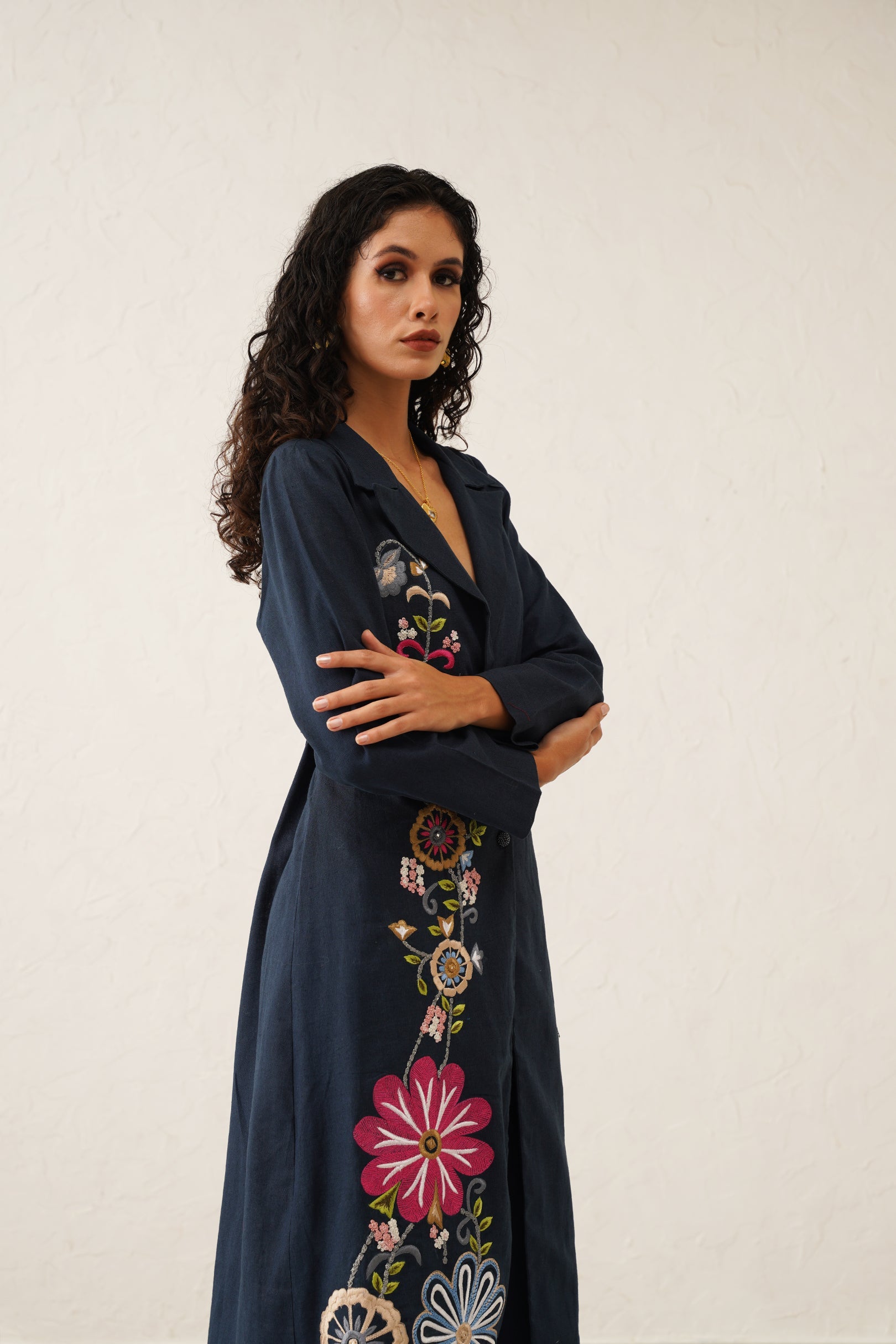 Blush Long Shirt Set