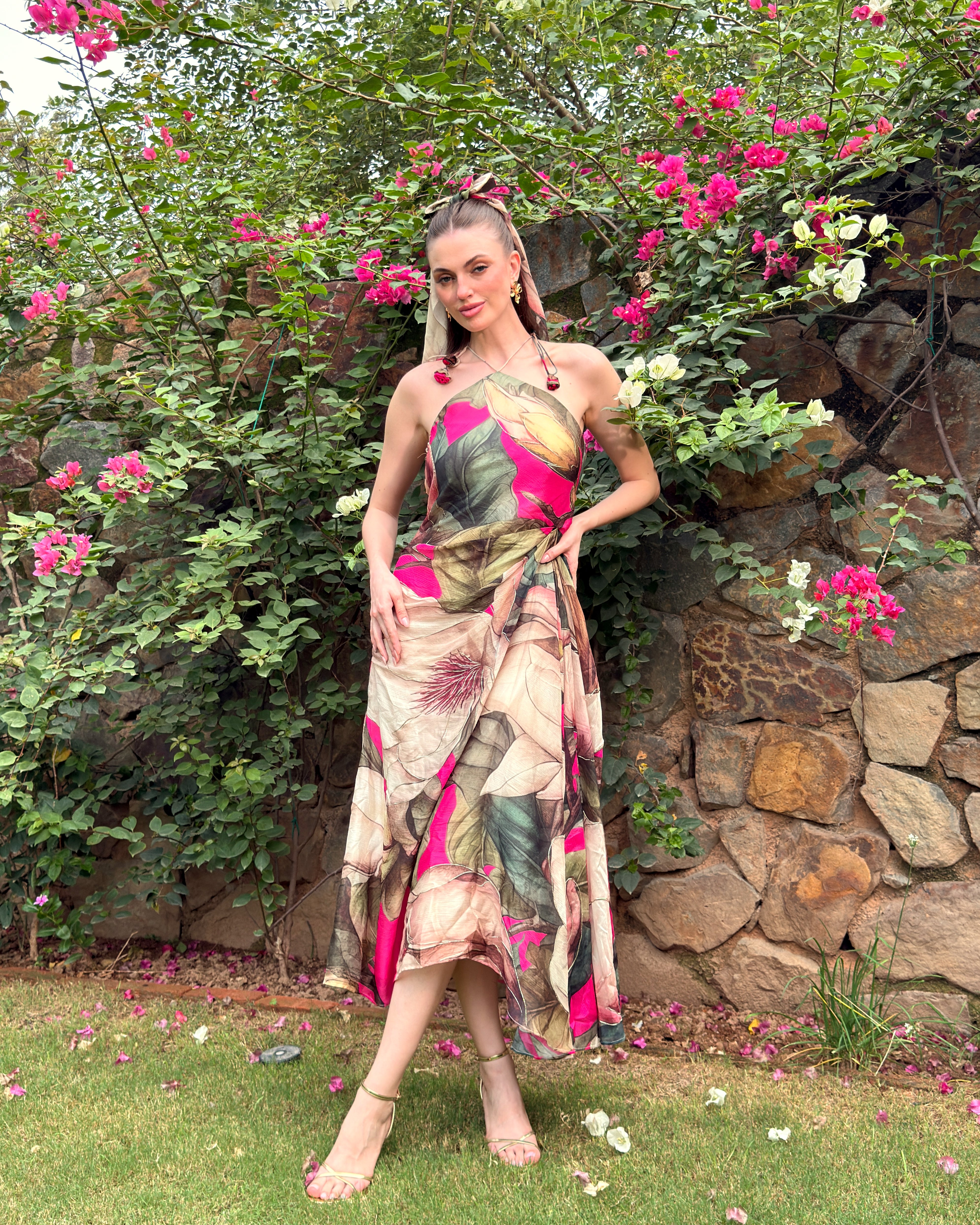 Amara floral dress