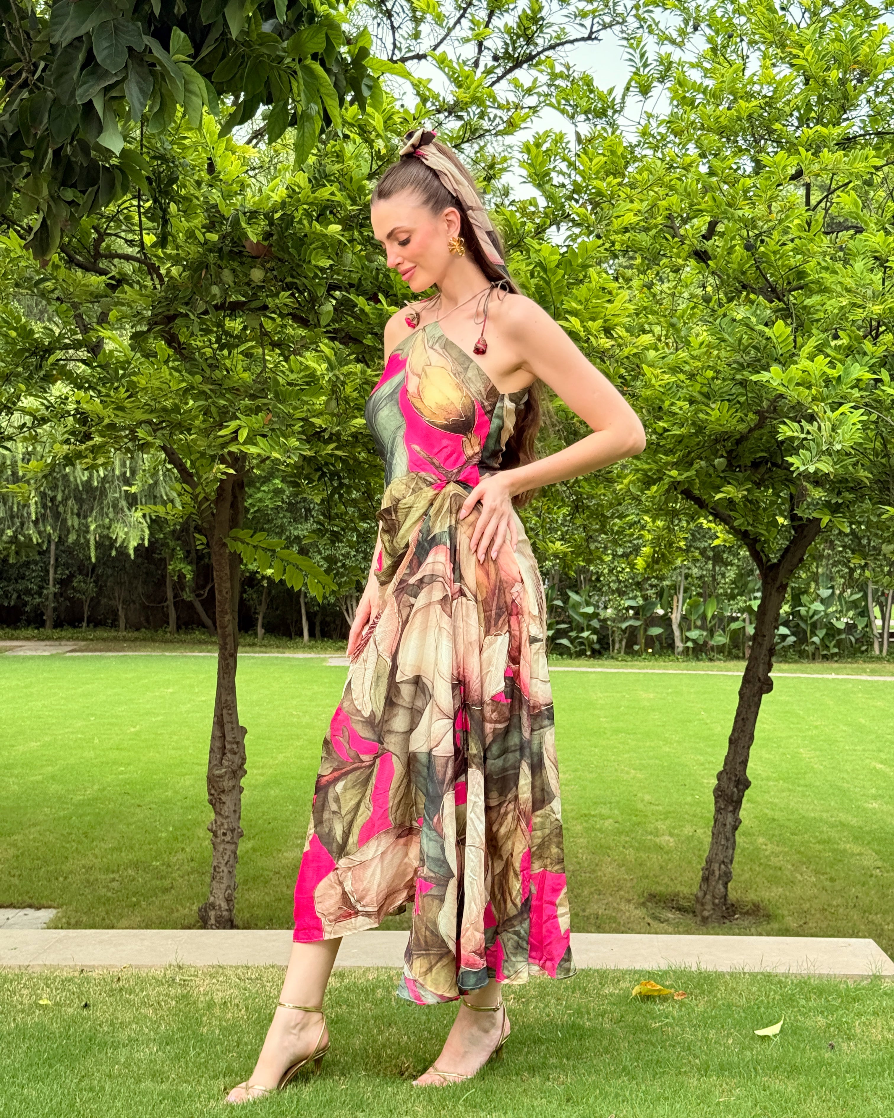 Amara floral dress