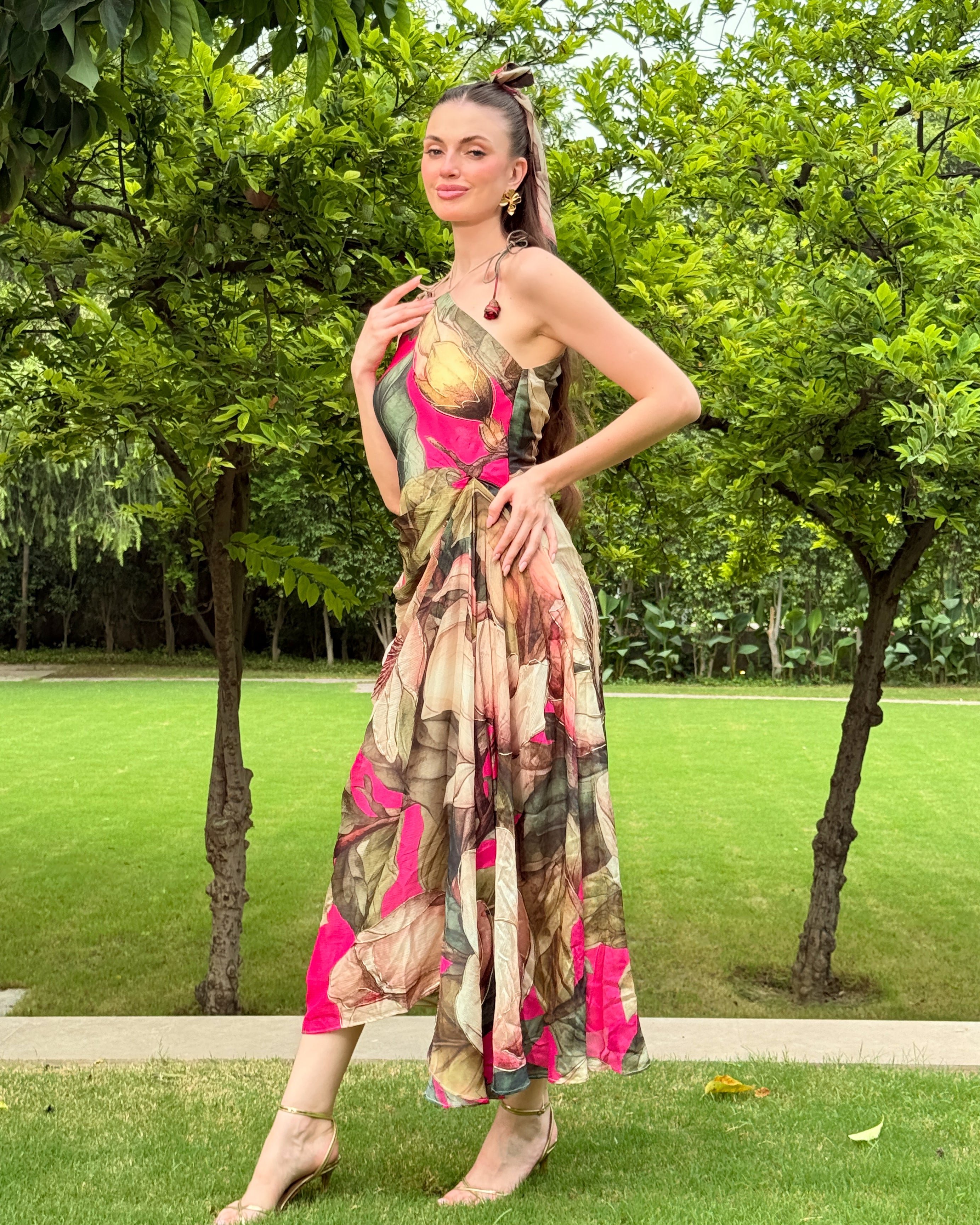 Amara floral dress